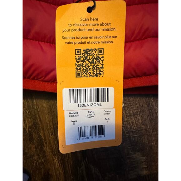 Womens Save The Duck Daisy Puffer coat NWT red full zip - Picture 3 of 7